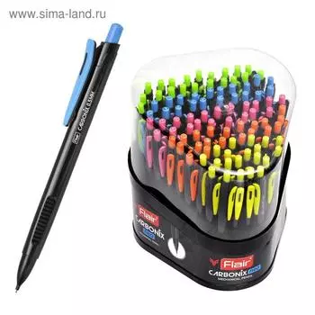 Карандаш механический 0.5 мм, Flair Carbonix, пластиковый, микс