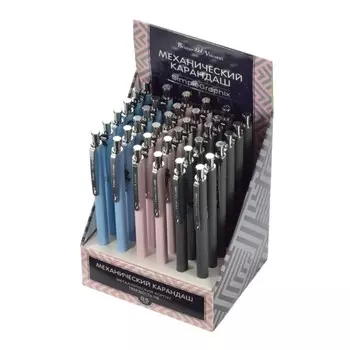 Карандаш механический 0,5 мм SlimGraphix, HB, металлический корпус, МИКС