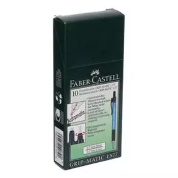 Карандаш механический 0.7 мм Faber-Castell GRIP Matic 1377 с ластиком, синий