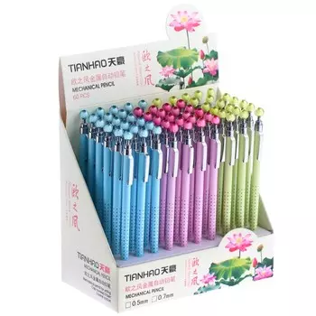 Карандаш механический "Пастель точки" 0,5 мм, корпус МИКС (штрихкод на штуке)