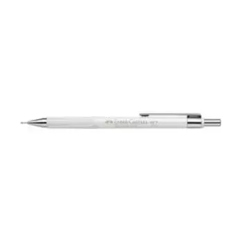 Карандаш механический профессиональный 0.7 мм Faber-Castell TK®-FINE 2317 с ластиком, белый