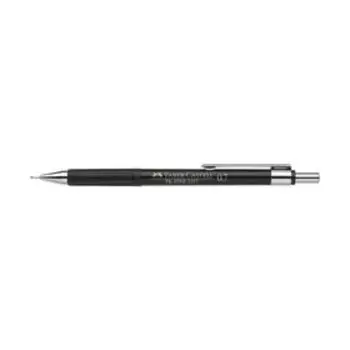 Карандаш механический профессиональный 0.7 мм Faber-Castell TK®-FINE 2317 с ластиком, чёрный