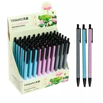 Карандаш механический "Точки" 0.5 мм, корпус МИКС (штрихкод на штуке)