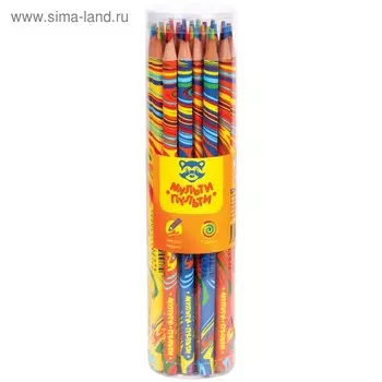 Карандаш с многоцветным грифелем Мульти-Пульти, «Енот и радуга», МИКС