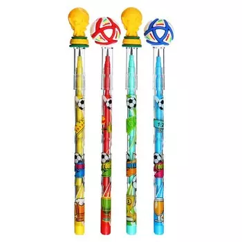 Карандаш секционный Calligrata «Футбол», МИКС