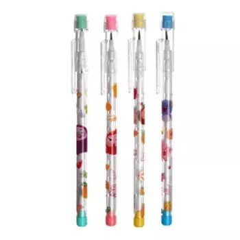 Карандаш секционный «Ассорти», чернографитный с ластиком, МИКС