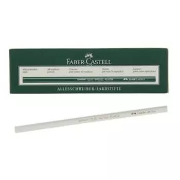 Карандаш специальный Faber-Castell 2251 по стеклу, металлу, пластику, белый