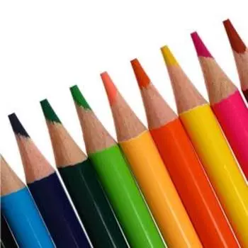 Карандаши 12 цветов, стираемые «Профи-Арт», с ластиком, круглые, размер грифеля d-3мм