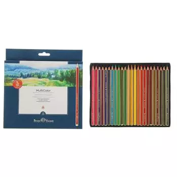 Карандаши 24 цвета BrunoVisconti Multicolor, в пенале
