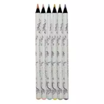 Карандаши 6 цветов SKETCH ART "Пастельные", утолщённые