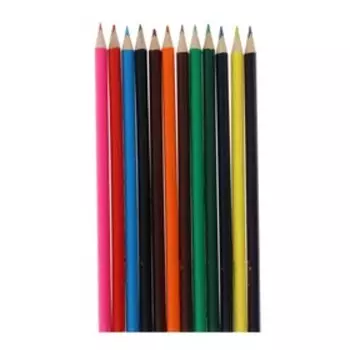 Карандаши Calligrata «Принцесса», цветные, 12 цветов, деревянные, трёхгранные