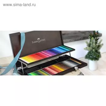 Карандаши художественные акварельные 120 цветов Faber-Castell Albrecht DRER®, деревянный пенал