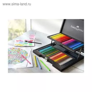 Карандаши художественные акварельные 72 цвета Faber-Castell Albrecht DRER®, деревянный пенал