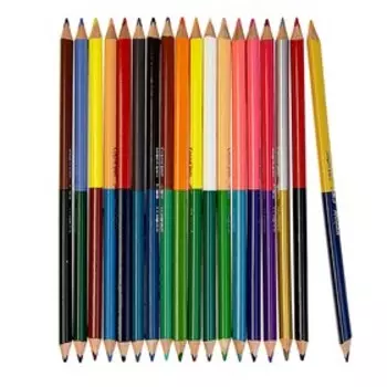 Карандаши трёхгранные двухсторонние, 36 цветов - 18 штук, Maped Color Peps, европодвес