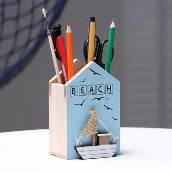 Карандашница дерево TAKE IT EASY «Пляж», 1386 см