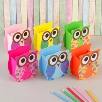 Карандашница «Совушки», МИКС