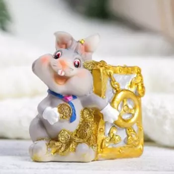 Подставка для мелочей - карадашница "Зайчиха" 7х4х7см МИКС