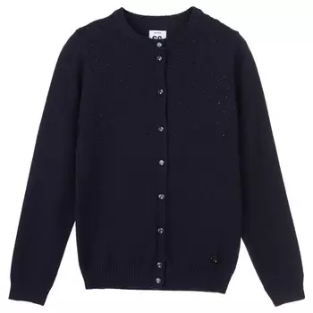 Кардиган для девочки со стразами, рост 152 см