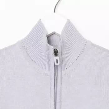 Кардиган для мальчика на молнии MINAKU цвет серый, рост 110