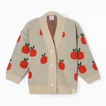 Кардиган Крошка Я Oranges, р.80-86, молочный