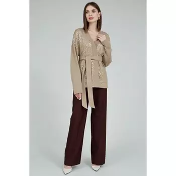 Кардиган женский, размер 42, цвет бежевый