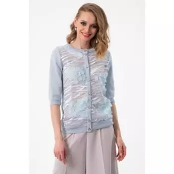 Кардиган женский, размер 44, цвет голубой