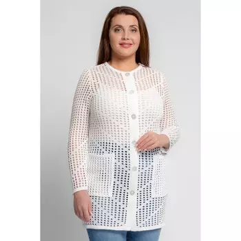 Кардиган женский, размер 46, цвет белый