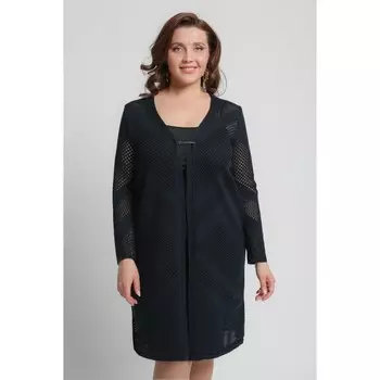 Кардиган женский, размер 48, цвет синий