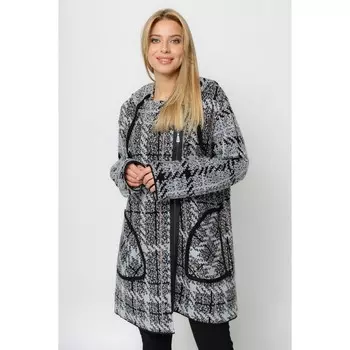 Кардиган женский, размер 50, цвет серый