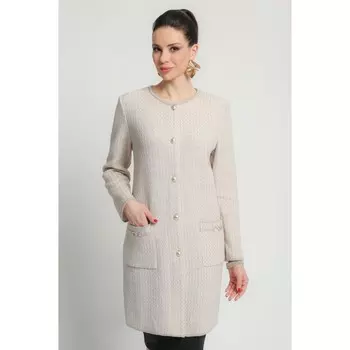 Кардиган женский, размер 54, цвет бежевый