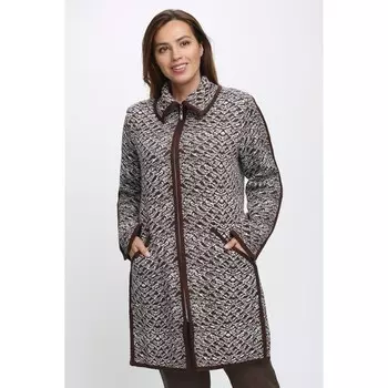 Кардиган женский, размер 54, цвет кофейный