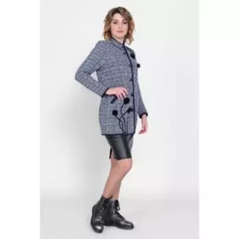 Кардиган женский, размер 54, цвет светло-синий