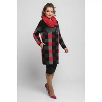 Кардиган женский, размер 56, цвет красный