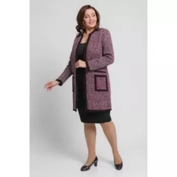 Кардиган женский, размер 58, цвет ягодный