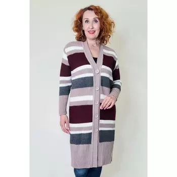 Кардиган «Злата», цвет пудровый, размер 54