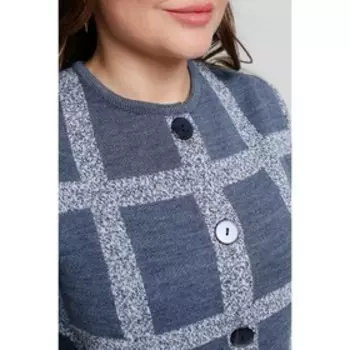 Кардиган «Злата», размер 54, цвет джинсовый