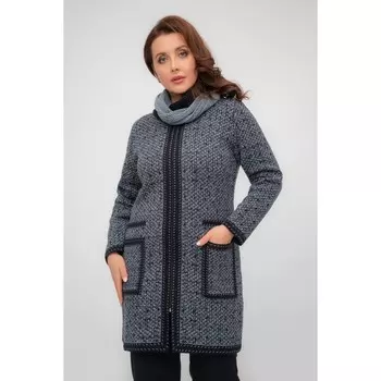 Кардиган «Злата», размер 58, цвет джинсовый микс