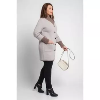 Кардиган «Злата», размер 58, цвет кофейный микс