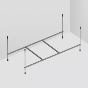 Каркас для ванны AM.PM X-Joy W88A-150-070W-R, 150 х 70 см, с монтажным набором, серый