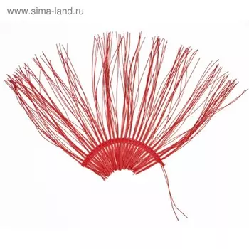 Каркас "Веер" ротанг, 45 х 88 см, ярко-красный