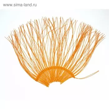 Каркас "Веер" ротанг, 45 х 88 см, ярко-оранжевый