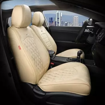 Каркасные 5D чехлы DIAMOND, передние, 2 шт., бежевый