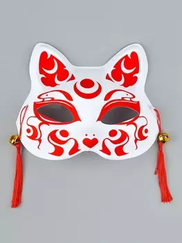 Карнавальная маска «Кицунэ», красный