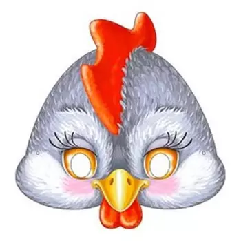 Карнавальная маска «Курица», на резинке