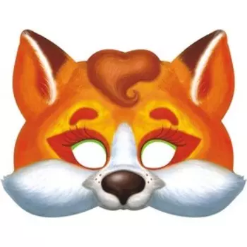 Карнавальная маска «Лисичка», 20 х 30 см