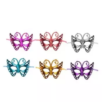 Карнавальная маска «Полёт бабочки», цвета МИКС