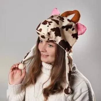 Карнавальная шапка «Коровка»