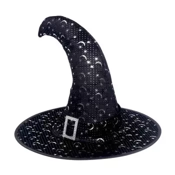 Карнавальная шляпа «Ведьмочка», со звёздами