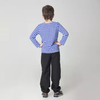 Тельняшка-фуфайка военного, детская, р. 32, рост 122 см