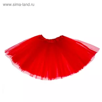 Карнавальная юбка для девочки, 4-6 лет, трёхслойная